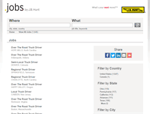 Tablet Screenshot of jobs.jbhunt.com